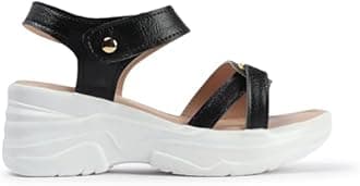 Vendoz Women Casual Cream Wedges Sandal