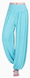 ARJOSA Women's Yoga Harem Pants Flare Loose Baggy Wide Leg Lounge Pajama Bottoms