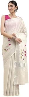 Kerala Kasavu Saree for Women, Onam Wedding Saree, Kerala Sarees for Women