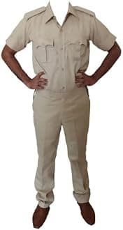 REGALIAMen's Security Guard Uniform (Shirt & Trouser/Pant) with Complete Accessories Set & Labels, EACH