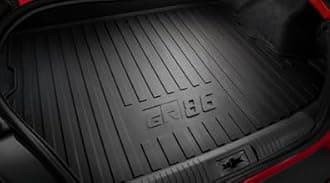 Genuine Toyota GR-86 Black Rubber All Weather Cargo/Trunk Tray/Liner Black PT908-18220-02