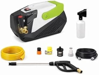 2400W Portable High Pressure Washer with Pressure Control Knob | 180–250 Bar | Self-Priming | 8m Heavy Hydraulic Hose | Ac, Bike, Car & Home Cleaning