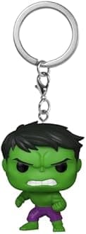 Funko POP! Keychain: Marvel - Hulk - Marvel Comics Novelty Keyring - Collectable Mini Figure - Stocking Filler - Gift Idea - Official Merchandise - Comic Books Fans - Backpack Decor