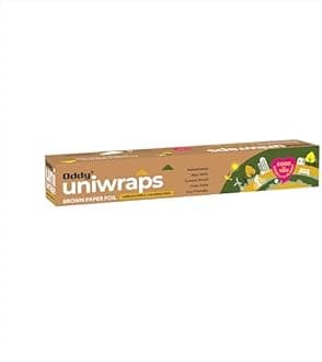 Oddy Uniwraps Brown Food Wrapping Paper, 12’’ x 20 Mtrs, Unbleached & Chlorine Free