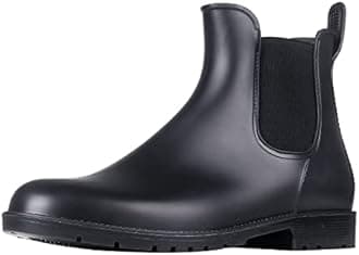 Asgard Women's Ankle Rain Boots Waterproof Chelsea Boots