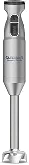 Hand Blender, Smart Stick 2-Speed Hand Blender- Powerful & Easy to Use Stick Immersion Blender-for-Shakes, Smoothies, Puree, Baby Food, Soups & Sauces, Silver, CSB-175SVP1