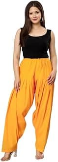Woman's Plain Cotton SEMI Patiala Salwar Free Size || Patiala || Patiyala || SEMI Patiala || Patiala Salwar || Trendy Patiala || Free Size || Multicolour