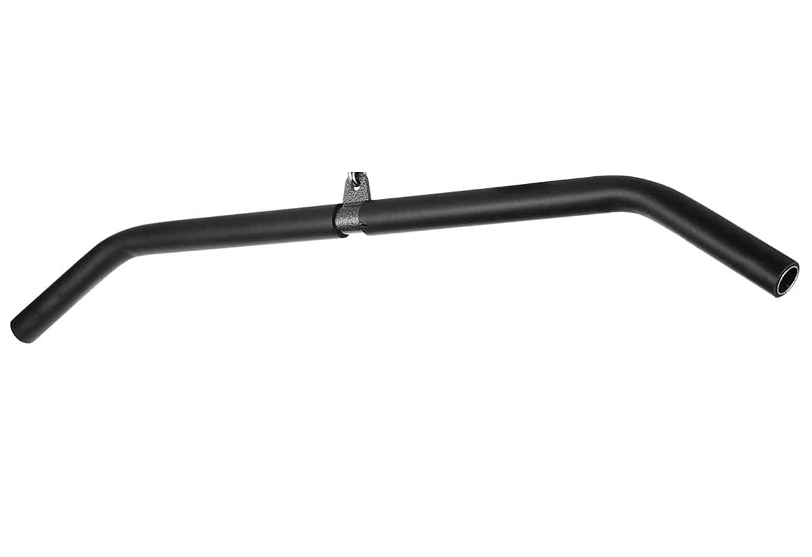 Pull Up Bar & Lat Pulldown Bar for Home Gym - Black Crossfit Strength Training