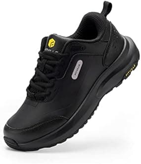 FitVille Mens Extra Wide Fit Walking Hiking Shoes Lightweight Casual Trainers Non-Slip Sneakers for Outdoor Trekking Camping Climbing