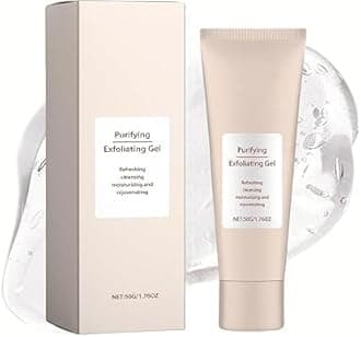 Poiteag Purifying Exfoliating Gel – Gentle Facial Exfoliator Cleanser for All Skin Types | Deep-Cleansing Face Scrub Removes Dirt & Oils | Refreshing Exfoliating Gel Scrub (50gm, Pack of 1)