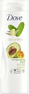 DOVE Body Love Invigorating Care Body Lotion, made with 100% natural oils, Avocado Oil and Calendula Extract, up to 72 hours of moisturization 400ml