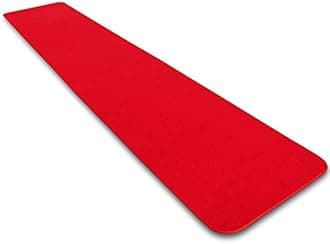 House, Home and More Red Carpet Aisle Runner - 3 Ft x 35 Ft - Real Carpet, Bound Edges, Low Pile Height, Stain Resistant, Event Runway Rug for Wedding, Hollywood Movie Award Ceremony Party Decoration