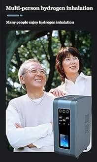 Hydrogen Inhalation Machine, 99.992% High Purity H2, Hydrogen Water Generator with Wheels, PEM Water Electrolysis Ionizer, improve blood circulation