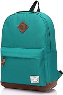 Backpack for Men Women,VASCHY Classic Water-resistant Lightweight Travel School Backpack Casual Daypack