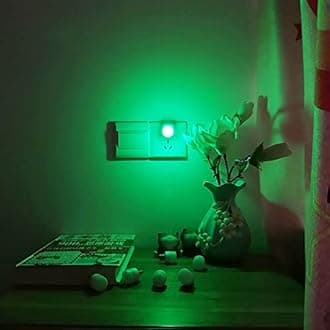 Shulemin Mini LED Night Light for Kids, USB Night Light Soft Light Light-transmitting Lampshade Decorative Desktop Decoration Long Service Life Ambient Light Night Lamp for Bedroom Green