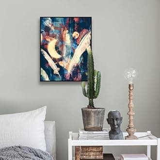 E,60X80cm, Wall-Mounted Electrical Panel Cover Minimalist Hidden Meter Box Decorative Painting Modern Decorative Abstract Art Painting Box Decoration Detachable Fuse Box Cover