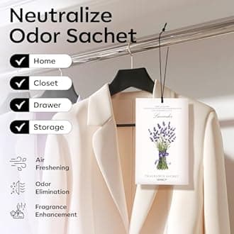 MYARO 12 Packs Lavender Scented Sachets for Drawer and Closet Best Gift