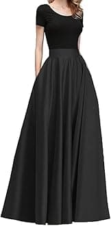 Maxi Skirt for Women, Soft Silk Fabric, Adjustable Waist, Flared Pattern