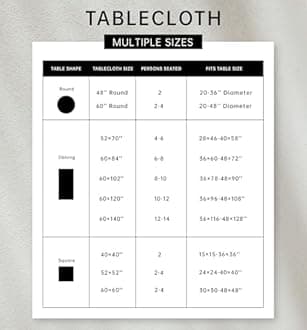 YiHomer Pastoral Round Tablecloth - 60 Inch Dia. Table Cloth - Washable Table Cover with Dust-Proof Wrinkle Resistant for Restaurant, Picnic, Bistro, Indoor and Outdoor Dining, Gardenia