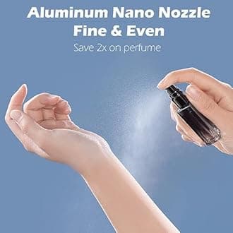 Perfume Atomiser Refillable, Travel Perfume Atomiser Bottle Mini Small Empty Spray Bottles Portable Glass Travel Perfume Pods Container For Perfume Travel Holiday(20 ML Gradient blue)