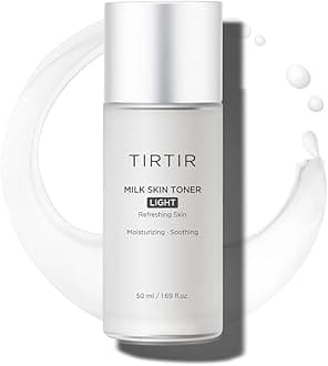 TIRTIR Milk Skin Toner Light | Instant Hydration with 4% Niacinamide, Pore-Tightening, Vegan Toner for Acne-Prone, Sensitive & Oily Skin, Fungal Acne Safe, Panthenol, Allantoin, Vitamin B