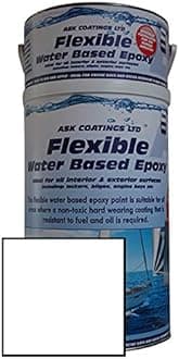 New! Water Based Epoxy Marine Paint for boats, yachts & marine vessels. Interior and exterior use. 5L (White)