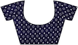 SIRIL Women's Georgette Bandhani Printed Saree with Blouse