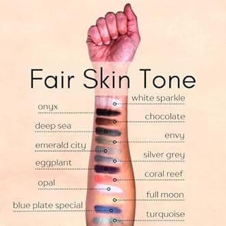 Coral Reef Dark Peach Pink Loose Mineral Glitter Eyeshadow Dust Pigment, Talc & Paraben Free, No Animal Testing & Cruelty Free