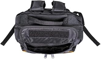 Klein Tools 55475 Tool Bag Backpack Heavy Duty Tradesman Pro Organizer with 35 Pockets for Hand Tools and Gear