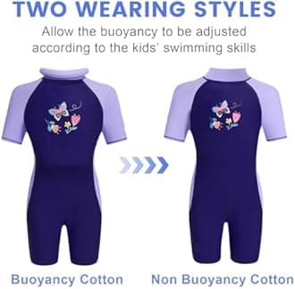 Gogokids Float Swimsuit for Boys Girls, Kids One Piece Swimwear Float Suit for Swimming Trainer