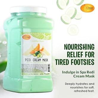 Spa Redi Pedi Cream Mask (Cucumber & Melon, 1 Gallon)