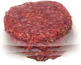 Tender Bison Ground Bison Burger - 100% Buffalo Burgers - 4 Oz. Burger Patties - 12 Packs of 4 (Total 48 Bison Burgers) - Grass-fed, grain-finished bison meat - Made in the USA - USDA Inspected