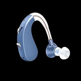 HP SOUND PLUS NEW Hearing Aids, Digital Sound Rechargeable for Adults Seniors Small Sound Amplifier Noise Reduction BLUE & BEIGE (BLUE)