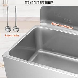 VEVOR M-300 commercial tea warmer, stainless steel