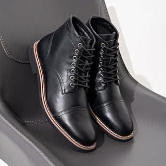 Vostey Men's Dress Boots Casual Chukka Boots for Men, Bmy8033a-black, 11