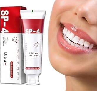 Sp 4 Ultra Brightening Toothpaste – Advanced Whitening Formula for Stain Removal & Enamel Protection – Protection for a Radiant Smile – Whitening Toothpaste 120-gm (Pack of 1)