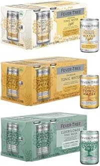 Fever Tree Tonic Water Variety Pack - Premium Quality Mixer - Refreshing Beverage for Cocktails & Mocktails. Naturally Sourced Ingredients, No Artificial Sweeteners or Colors