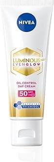 Luminous Even Glow Oil Control Day Cream & Moisturizer SPF 50 | Patented Thiamidol (60X More Effective Than Vitamin C) | Dark Spots & Pigmentation | Oil Control, Brightening & Even Tone with Hyaluronic Acid | 40ml