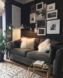 FOKRIM Black Resin Wallpaper for Wall Sticker for Home,Office 45.5x305cm Sticker Wallpaper Peel and Stick Hexagon Removable Self Adhesive Waterproof Wallpaper(Pack of 1)