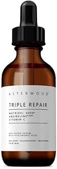ASTERWOODNaturals Matrixyl 3000 30%, Argireline 30%, Vitamin C 20% Serum with Organic Hyaluronic Acid 20% 2 oz Bottle