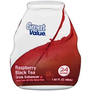 Great ValueRaspberry Black Tea Drink Enhancer, 1.62 Fl Oz (Pack of 3)