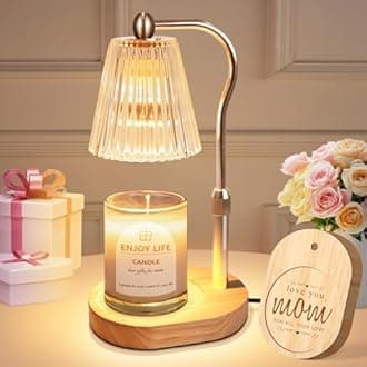 Mothers Day Gifts,Candle Warmer Lamp with Timer Dimmer Adjustable Height,Vintage Home Decor for Scented Jar