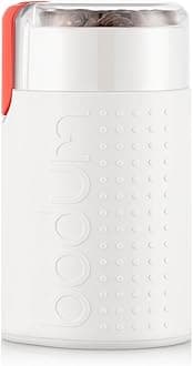 Bistro Electric Blade Coffee Grinder, White