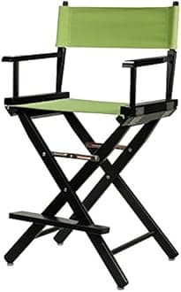 Casual Home Director Chair, Beech, Lime Green, 24"-Counter Height