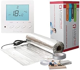 Underfloor Heating Kit for Under Laminate & Wood Floors, Electric 150w /m² with M5 Manual Thermostat, 7/m²