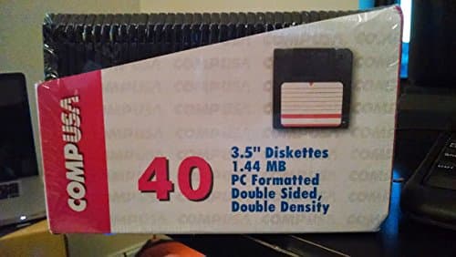 40 pack 3.5" Diskettes 1.44 MB PC Formatted Double Sided, Double Density [Discontinued]