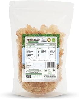 Thanjai Natural Almond Gum 1kg (250g x 4 Packs) Badam Pisin / Badam Gum | 100% Natural, Sun-Dried & Traditional Ingredient for Beverages and Desserts
