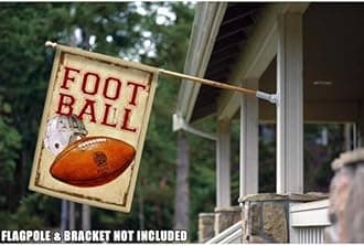 Toland Home Garden Vintage Football Decorative USA-Produced House Flag, 28" x 40"