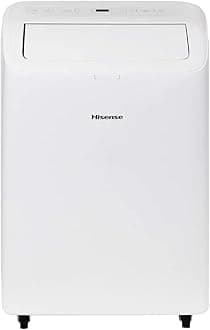 Hisense 8,000 BTU Portable Air Conditioner with Dual Hose & Inverter, 350 Sq ...