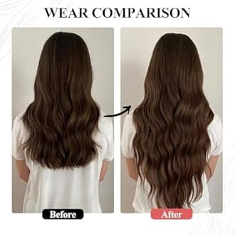 Medium Brown Clip in Hair Extensions Real Hair Extensions Clip in Human Hair for Women Invisible Straight Seamless Clip ins Extensions Human Hair 8pcs Double Weft 70g (#4, 20 Inch)